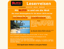 Tablet Screenshot of blitz-reisen.com